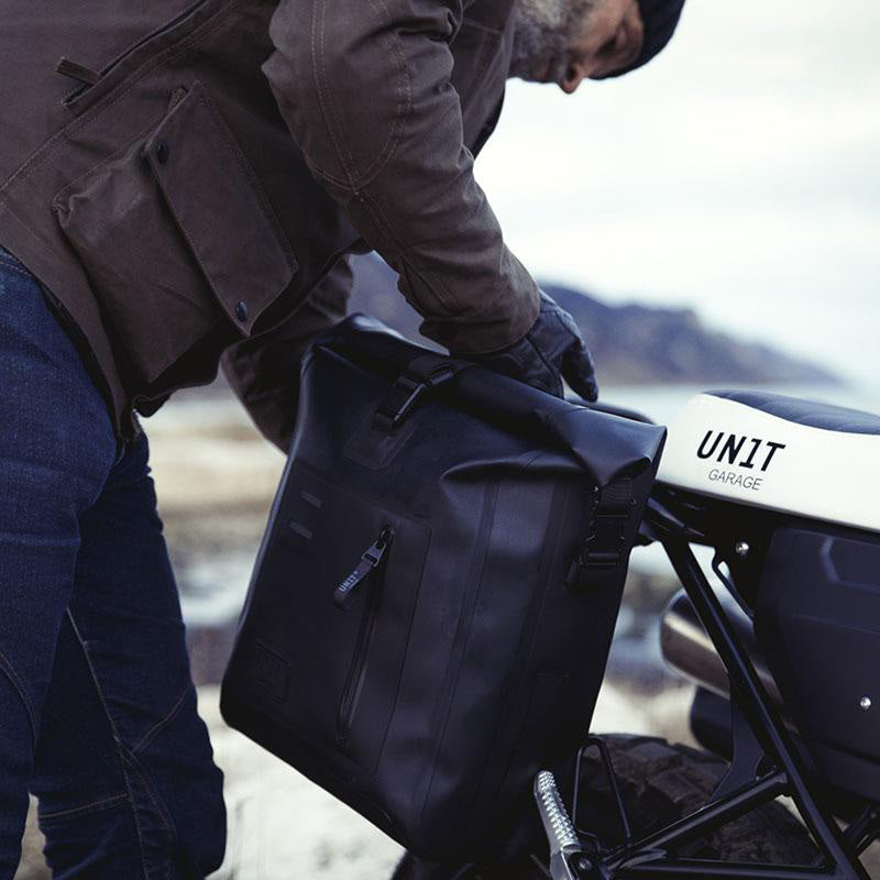 BMW R nineT 1200 Urban G/S (hoher Auspuff) [2017-2023] - Khali TPU Seitentasche + Rahmen der NineT-Serie