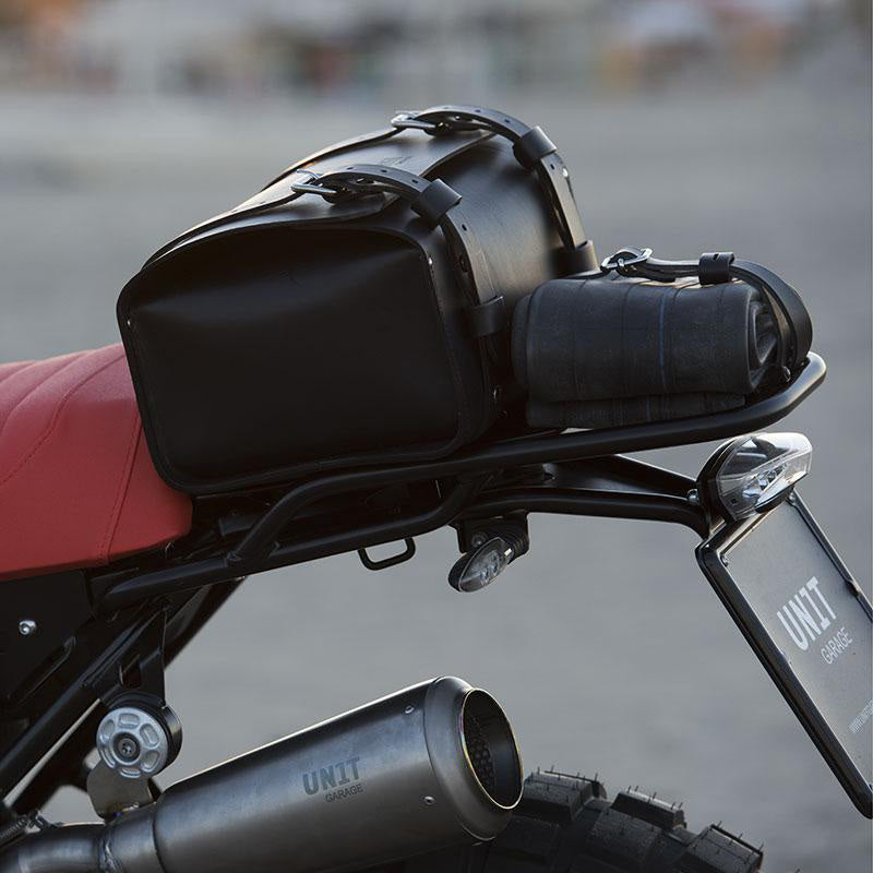 BMW R nineT 1200 Urban G/S (low exhaust) [2017-2023] - NineT full leather rear luggage bag