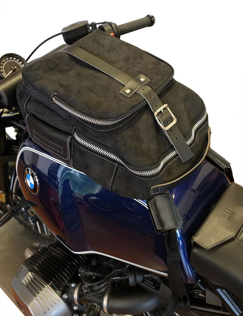 BMW R nineT 1200 Urban G/S (hoher Auspuff) [2017-2023] - Tankrucksack aus Spaltleder