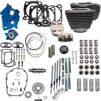 Harley-Davidson FLHTCUTG 1750 Tri Glide Ultra 107 [2018, 2019] - 132" Power Package Motorleistungs-Kit – Oberfläche: Black Granite – Bild 9
