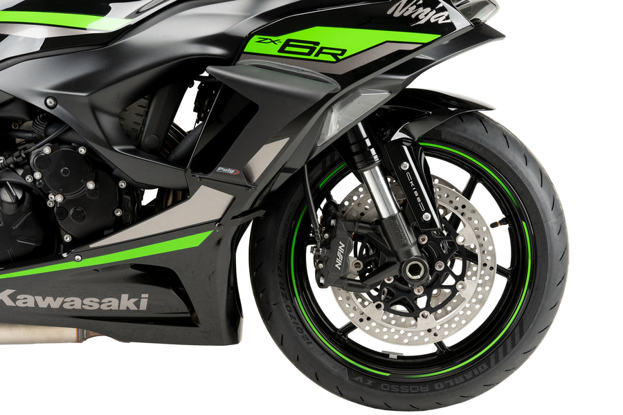KAWASAKI ZX-6R NINJA [2025] – Race zijspoiler – Zwart