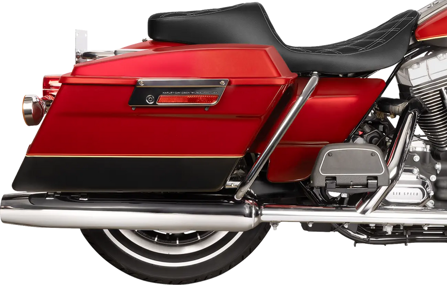 harley davidson flhr [DRAG SPECIALTIES] – Performance Predator dubbelzadel