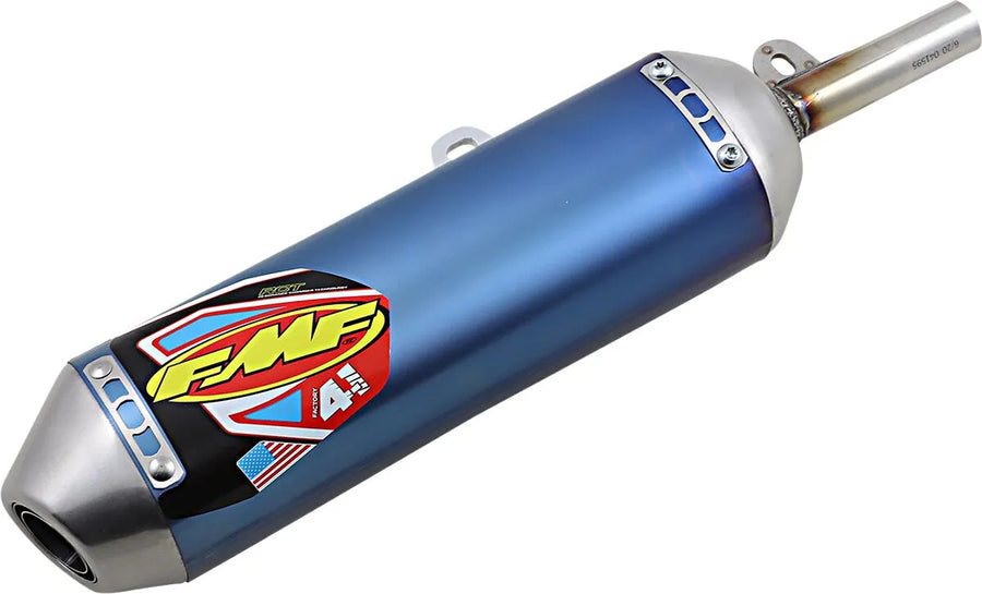 Honda CRF 125 F [2023-2027] - Mini Factory 4.1 Slip-On Rear Silencer - Surface: Anodized, Titanium - Image 1