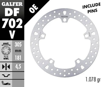 Bmw R 1200 C ABS (0424) [2001-2003, 2005] - Brake disc fixed round – picture 2