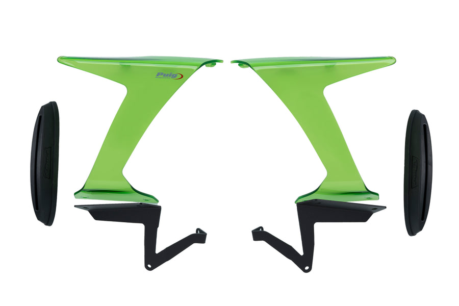 KAWASAKI ZX-6R NINJA [2025] – Race zijspoiler – Zwart