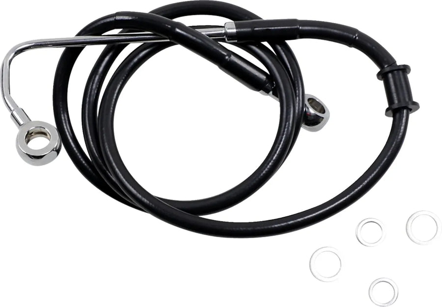 harley davidson flstc [DRAG SPECIALTIES] - Verlengde roestvrijstalen remleiding