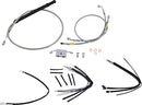 harley davidson flfb [BURLY BRAND] - Stuurkabel en remleidingset voor Burly Ape-sturen-1