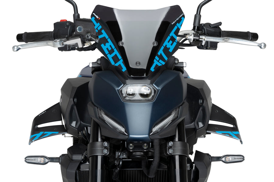 YAMAHA MT-07 Y-AMT [2025] – D12 Spoiler – Mattschwarz