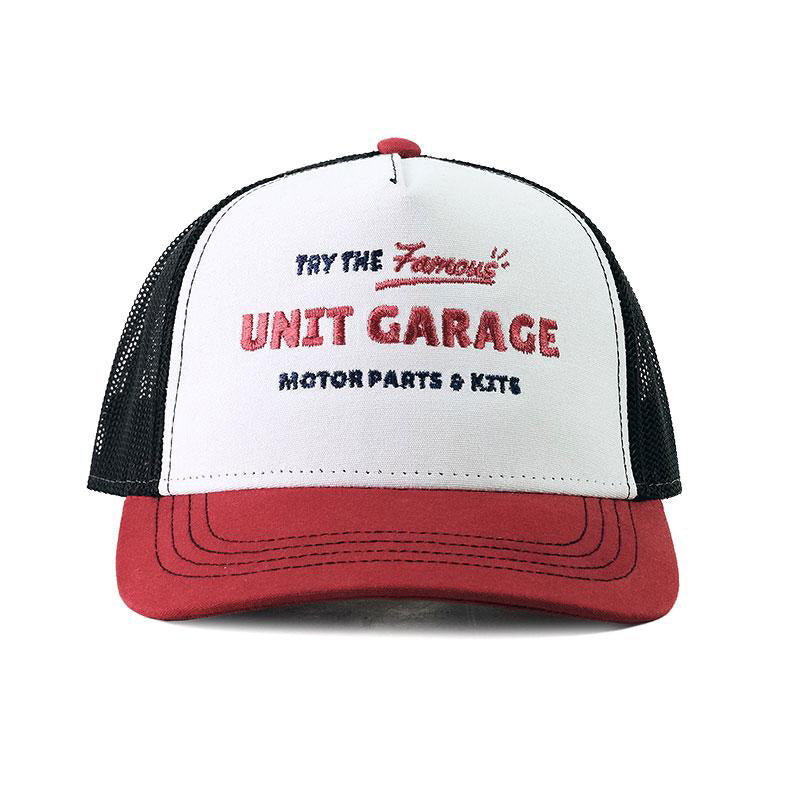 BMW R 850 GS / R 1100 GS / R 1150 GS Adventure [1994-2004] - Vintage Unitgarage Trucker Hut weiß/rot