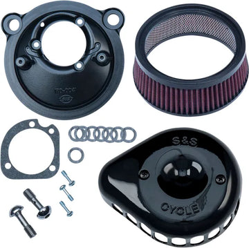 Harley-Davidson Xl 1200 Xs Forty Eight Special [2020] - Mini Teardrop Stealth Luftfilter-Kit – Oberfläche: Schwarz – Bild 2