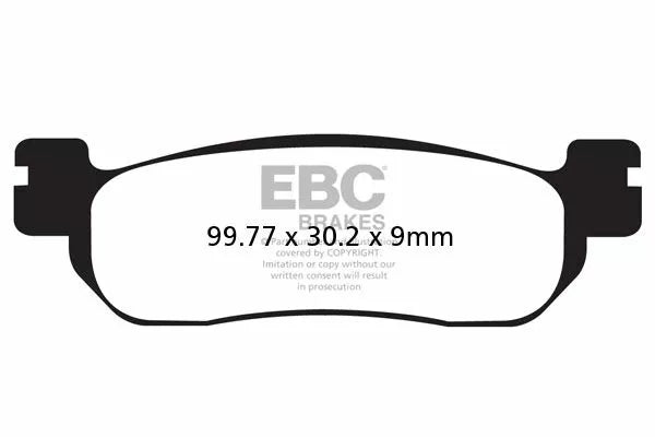 Yamaha TT 600 [EBC] - "TT" Sport Karbon Fusion Brake Pads