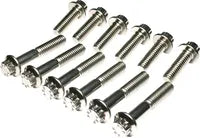 Harley-Davidson FXDBP 1690 Dyna Street Bob Factory Custom [2013, 2015-2016, 2016] - Dress-Up 12-Point External Primary/Transmission Engine Bolts Kit - Image 5