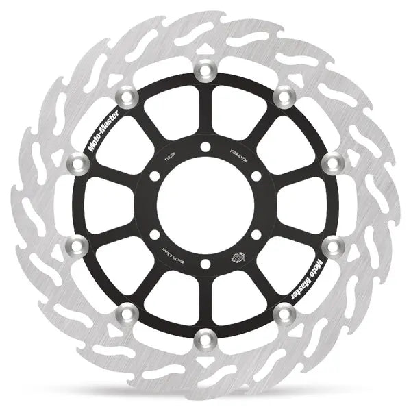 Bmw M 1000 R ABS [2025, 2025-2026] - FLAME floating aluminum brake disc - surface: black, silver - item no. 113209 – Image 4