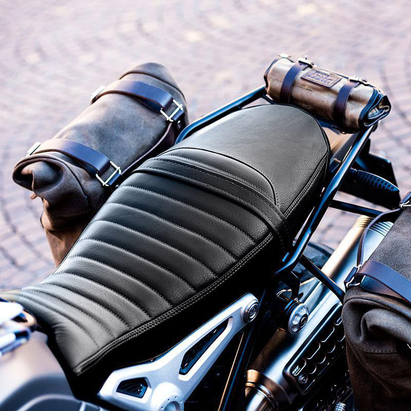 BMW R nineT 1200 Urban G/S (hoher Auspuff) [2017-2023] - Satteldecke in Leder (langer Sattel)