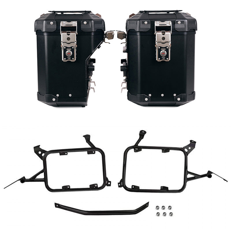 BMW R 1250 GS LC Rad [2019-2023] - Atlas Alu-Seitenkoffer-Set 48L + 41L + Taschenrahmen Alu R1200GS LC - R1250GS & ADV