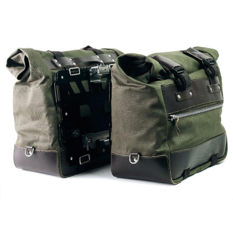 BMW F 850 GS Adventure [2019-2024] - Paar Cult-Seitentaschen aus Canvas 40L - 50L + Paar Aluminiumplatten