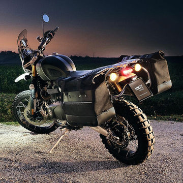 BMW F 850 GS [2018-2024] - Paar Cult-Seitentaschen aus Spaltleder 40L - 50L + Aluminiumplatte