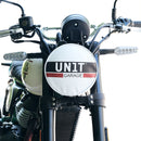 BMW R 12 nineT [2024-2026] - Scheinwerferabdeckung aus Leder mit Logo