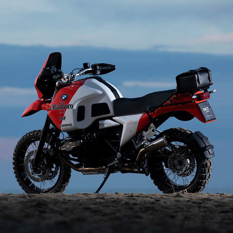 BMW R 120 G/S ADV [2004-2012] - Tankabdeckungen Alpinweiß/Rot