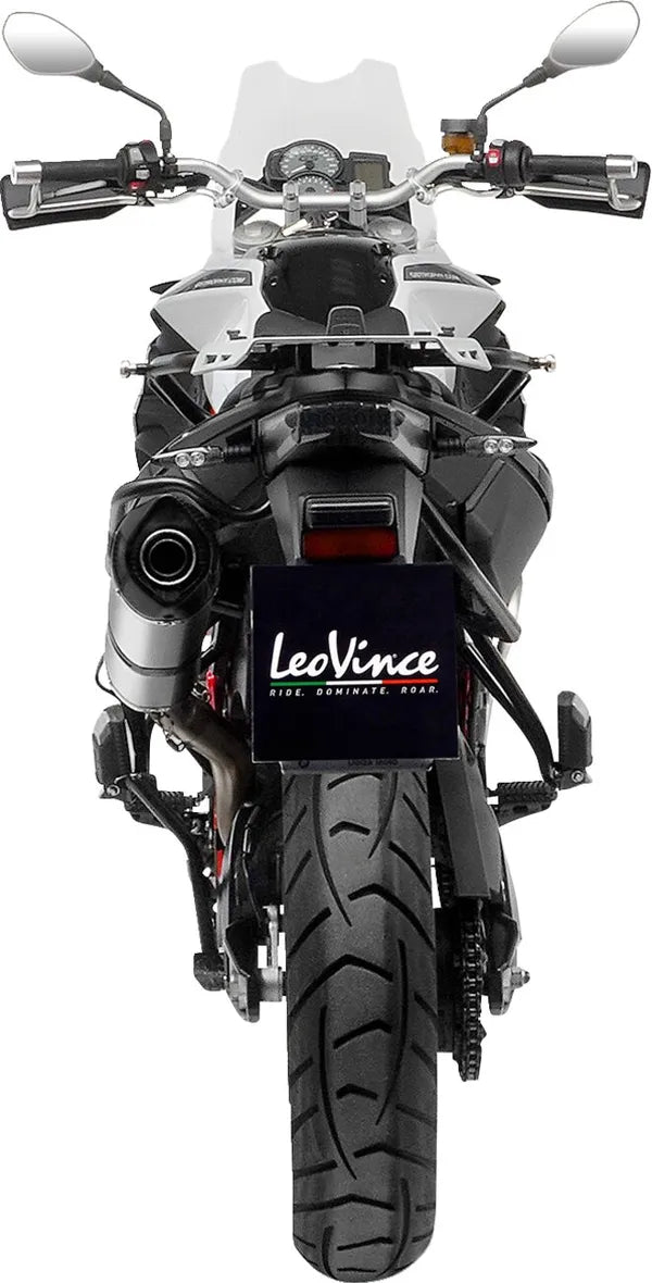 BMW F 800 GS Adventure [LEOVINCE] – LV One Evo slip-on geluiddemper van roestvrij staal