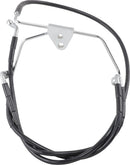 harley davidson flhtc [DRAG SPECIALTIES] - Verlengde remleidingset van zwart vinyl-1