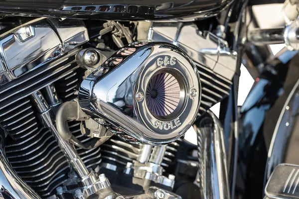 Harley-Davidson FLHTCSE 1690 EFI Electra Glide Screamin Eagle [2004] - Air Stinger Stealth Luftfiltersatz – Oberfläche: Silber – Bild 10