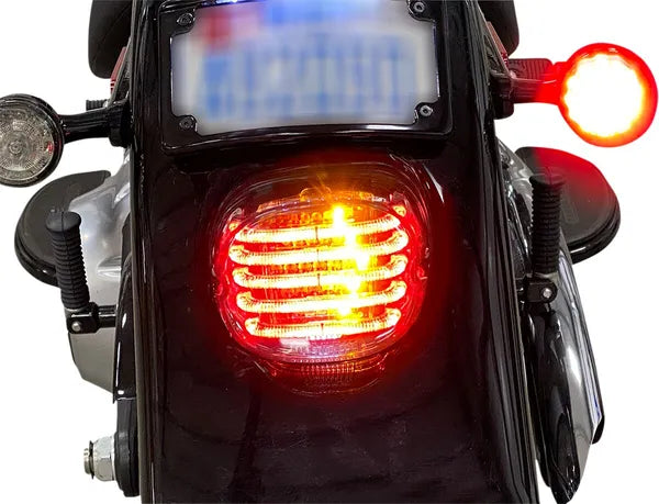 Harley Davidson Flstf [CUSTOM DYNAMICS] – ProBEAM® Integrierte flache LED-Rückleuchten mit Zusatz-Blinkern