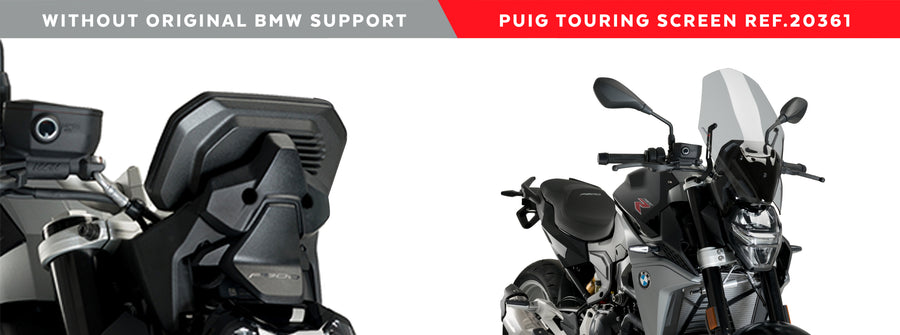 BMW F 900 R [2024] – New Generation Touring Verkleidungsscheibe – Getönt