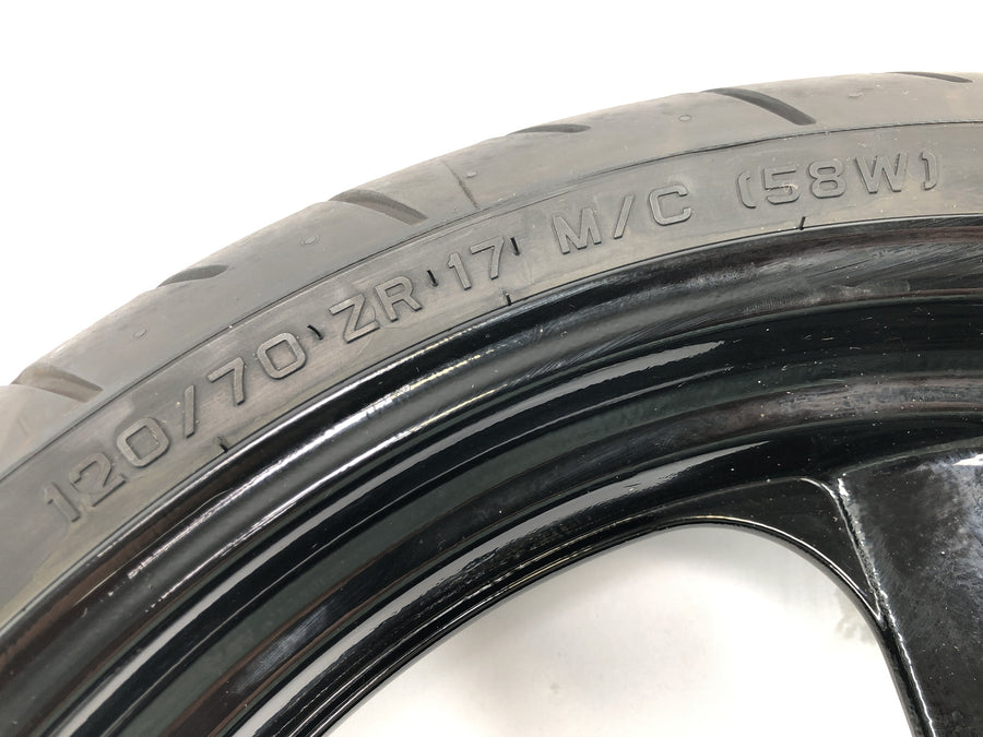 Yamaha YZF 750 R 4HN [1995] - Front wheel rim wheel 17xMT3.50 with tire 120/70 ZR17