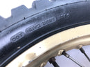Yamaha XT 500 1U6 [1981] - Rear wheel rim gold spoke wheel 1.85 x 18" with drum brake-4