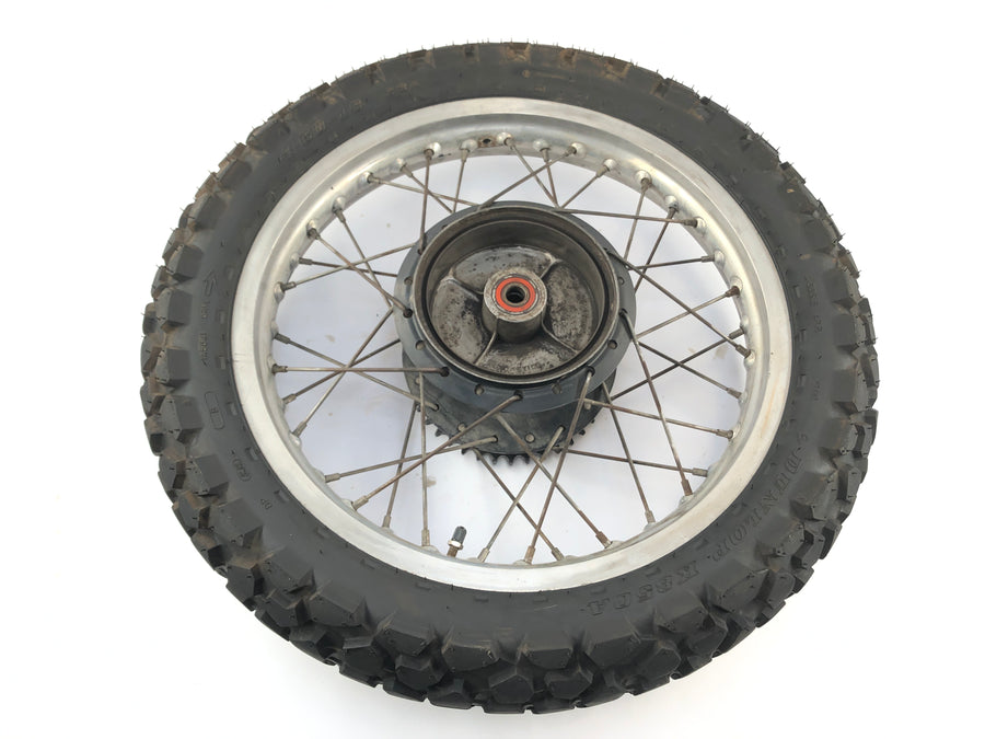 Yamaha XT 550 5Y3 [1982] - Hinterrad Rad Felge hinten mit Kettenrad