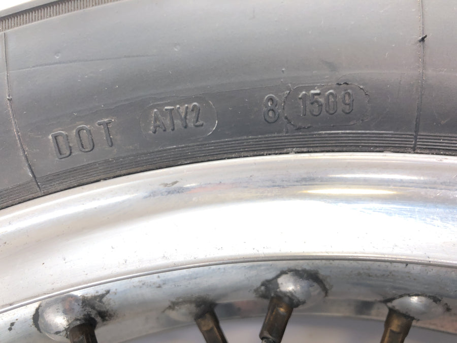 Moto Guzzi V7 Special [1971] - front wheel rim spoke wheel Borrani 18 x 3"