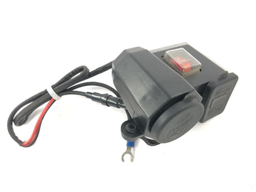 Suzuki Intruder VL 1500 AL [2000] - 12V USB-aansluiting dubbele USB-oplaadaansluiting