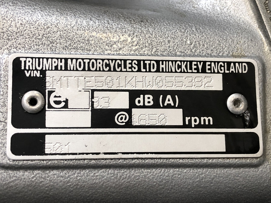Triumph Speed ​​Triple T509 [1998] - Frame met papieren
