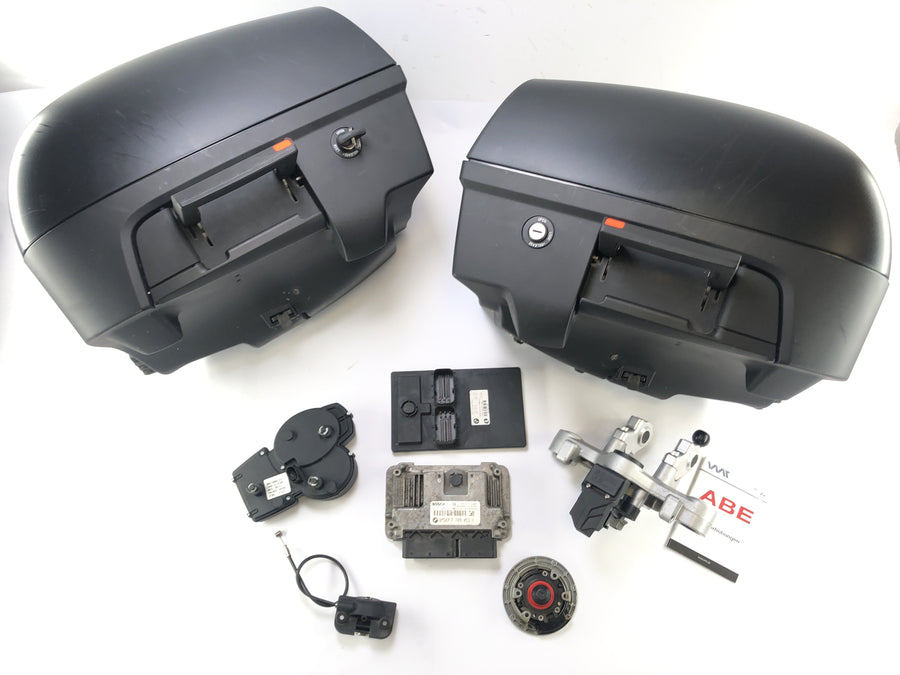BMW R 1200 R [2007] - Case set with lock set speedometer CDI fork bridge above ABE for handlebar riser