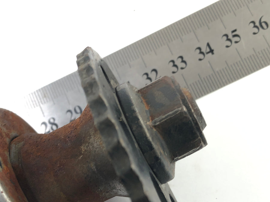 Yamaha XT 600 E 3TB [1996] - Rear axle with chain tensioner