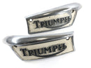 Triumph Bonneville T140V [1976] - Emblem Tank Emblems aan de rechterkant en links set-1