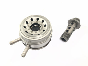 Honda ST 1100 SC26 Pan European [1990] - Oliekoeler oliefilterhuis oliefilteradapter