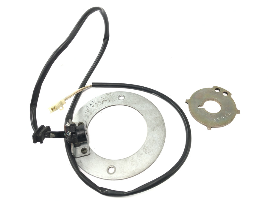 Yamaha XJR 1300 RP06 [2002] - Pickup dynamo statorplaat bedieningsplaat