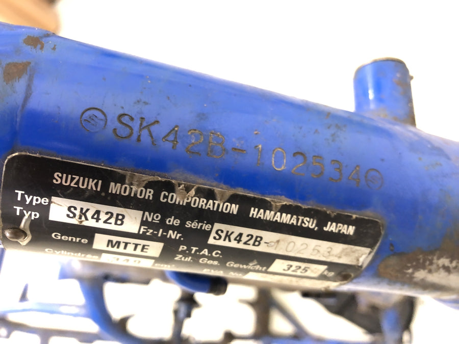 Suzuki DR 350 SK42B [1991] - frame with papers
