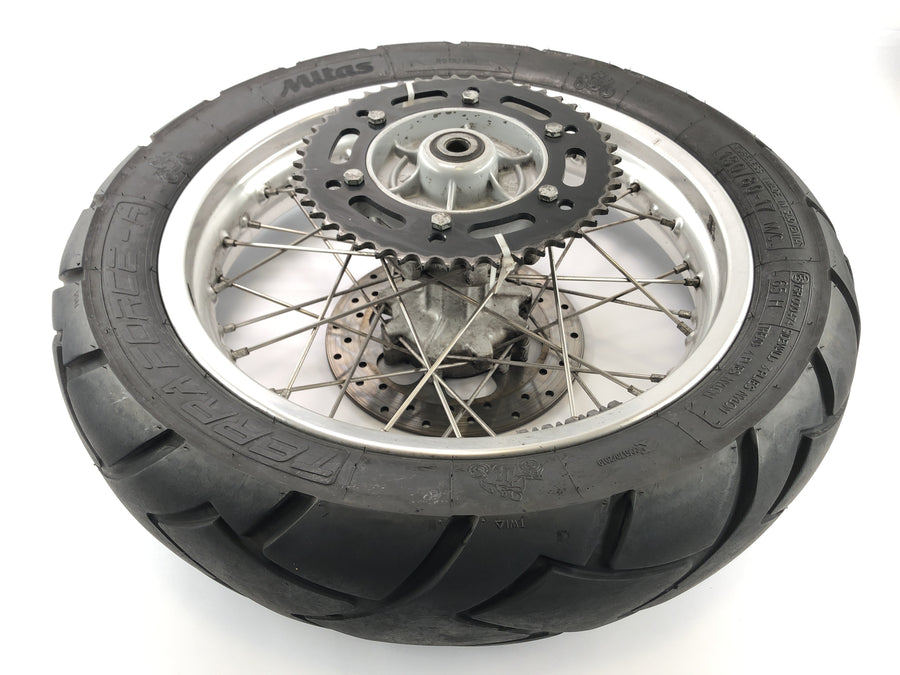 BMW F 650 GS R13 [2002] - rear wheel wheel rim with chain wheel and brake disc 3.0x17 "