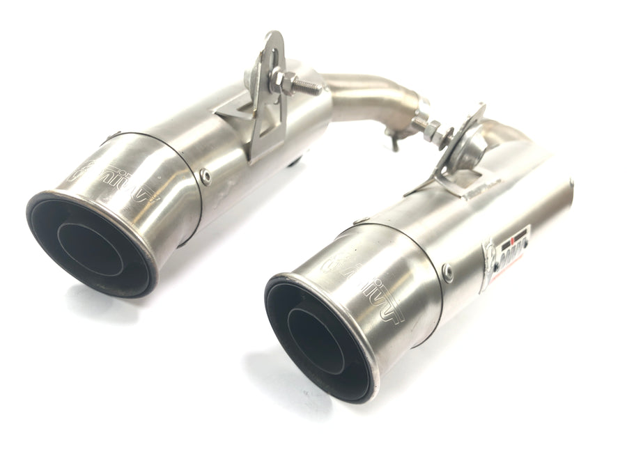 Moto Guzzi V11 Sport [1999] - Schalldämpfer Edelstahl  Endschalldämpfer Auspufftöpfe MIVV