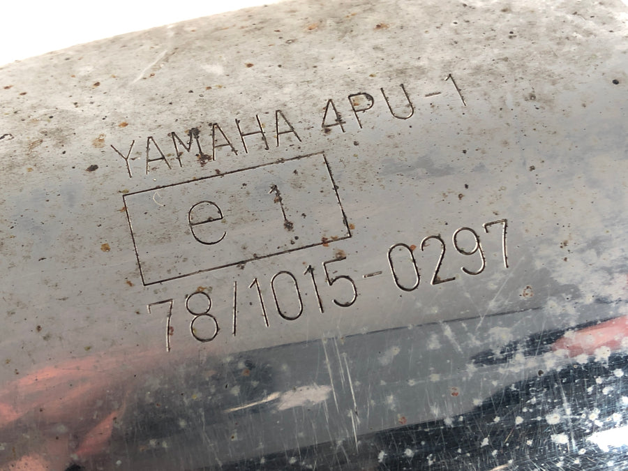 Yamaha XJR 1200 4PU [1995] - Exhaust silencer left original