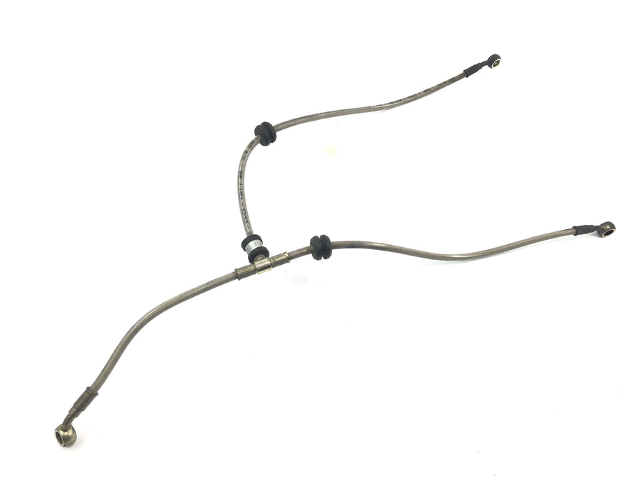 Aprilia RSV 1000 R [2004] - front brake line steel braided brake hose line