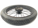 DKW NZ 250 [1938] - Front wheel with spokes and hub.-6