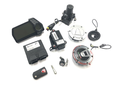 Ducati Multistrada 1200 S Touring [2009] - Slotset contactslot startonderbreker ECU snelheidsmetersensor