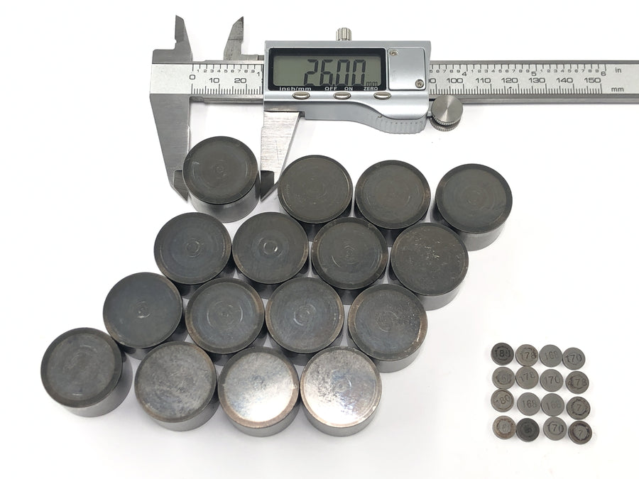 Suzuki GSF 1250 SA Bandit WVCH [2007] - Ventilstößel Tassenstößel Shims Ventilshim Satz