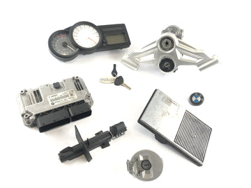 BMW K 1300 S K12S [2010] - Locksmith Zündchlos CDI Tank Lock voor Gabelbrücke boven Tacho Cockpit Ecu