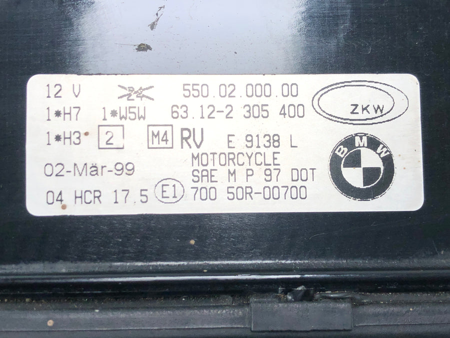 BMW K 1200 LT K2LT [1999] - Frontscheinwerfer Motorradlampe Motorradlicht