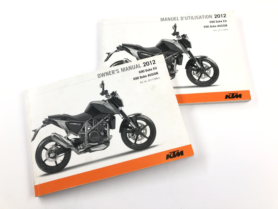 KTM 690 Duke [2012] - Instruction manual in English and French